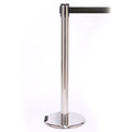 Queue Solutions RollerPro 250, Polished Stainless Steel, 13' Purple Belt ROL250PS-PE130